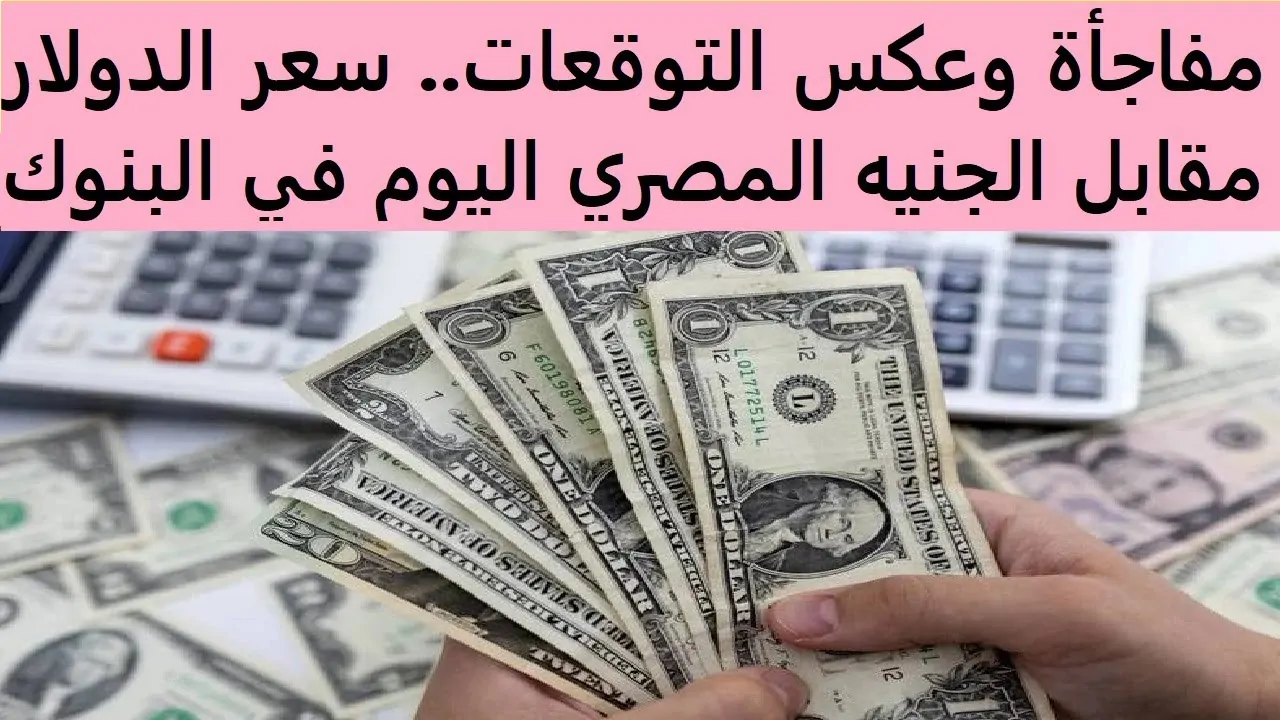 يصل لمستوي تاريخي.. سعر الدولار مقابل الجنيه المصري اليوم الثلاثاء 24 ديسمبر 2024 2 يصل لمستوي تاريخي.. سعر الدولار مقابل الجنيه المصري اليوم الثلاثاء 24 ديسمبر 2024