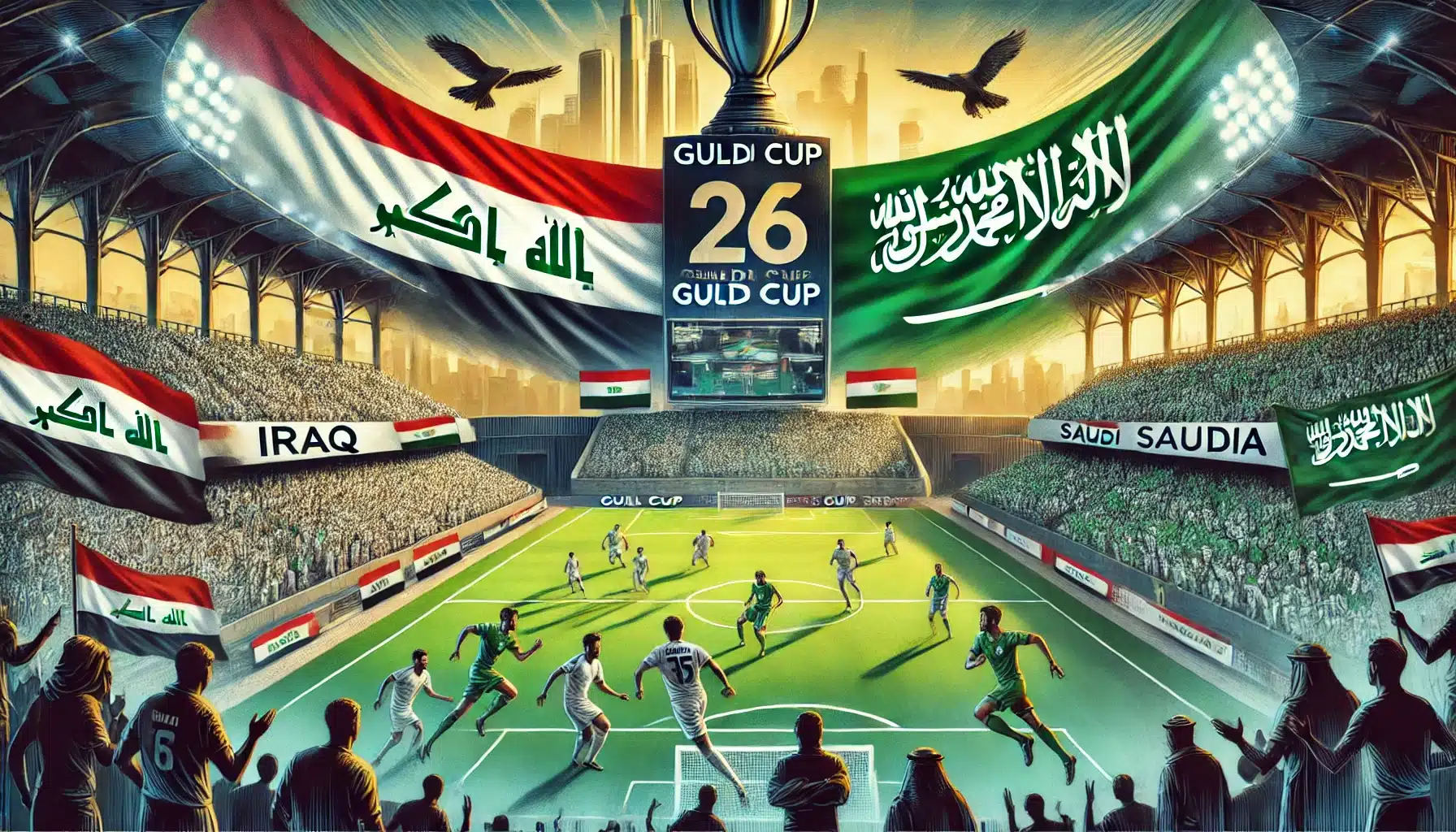 موعد مباراة العراق والسعودية في خليجي 26 لحسم التأهل في اللقاء المرتقب بين المنتخبين 2 موعد مباراة العراق والسعودية في خليجي 26 لحسم التأهل في اللقاء المرتقب بين المنتخبين