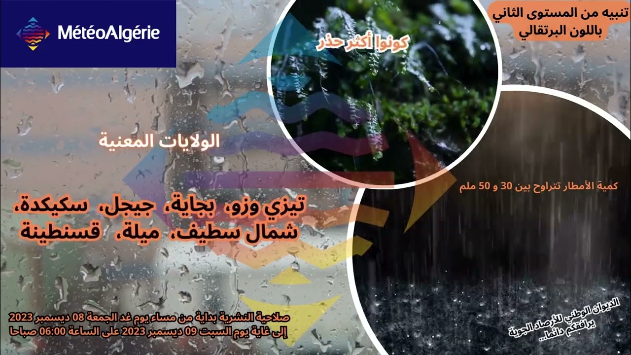 الديوان الوطني للأرصاد الجوية أحوال الطقس في الجزائر غدًا 6 يناير 2025 تتضمن سقوط ثلوج على المرتفعات والهضاب الغربية للوطن 2 الديوان الوطني للأرصاد الجوية أحوال الطقس في الجزائر غدًا 6 يناير 2025 تتضمن سقوط ثلوج على المرتفعات والهضاب الغربية للوطن