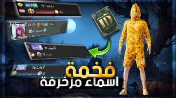 اسماء ببجي فخمة مزخرفة