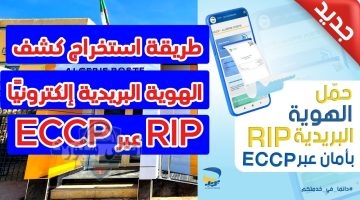 ECCP Algerie Poste كيفية استخراج كشف الهوية البريدية RIP بريد الجزائر