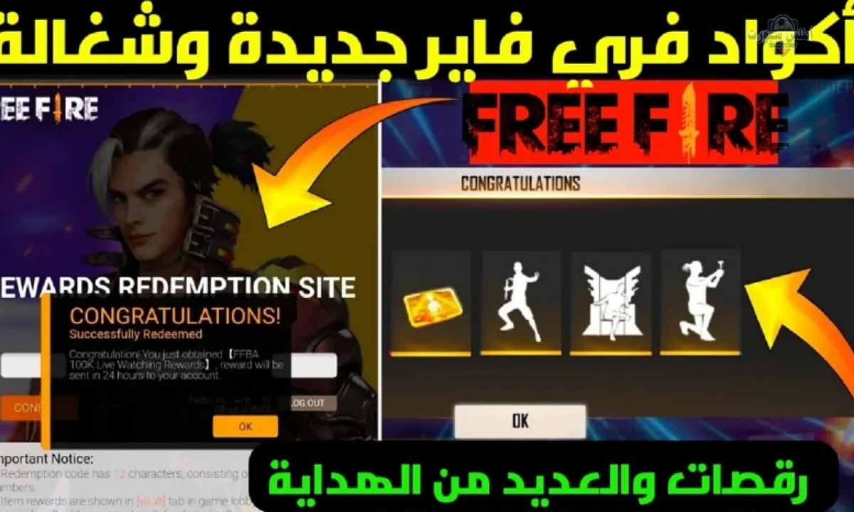 استبدلها من جارينا.. أقوى أكواد فري فاير 2025 الجديدة للحصول على آلاف المكافآت مجانا 2 استبدلها من جارينا.. أقوى أكواد فري فاير 2025 الجديدة للحصول على آلاف المكافآت مجانا