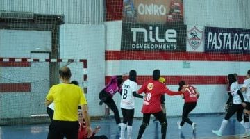 الأهلي يتفوق على الزمالك في نهائي دوري سيدات اليد بثنائية 27 23