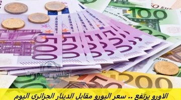 الاورو يرتفع سعر اليورو مقا