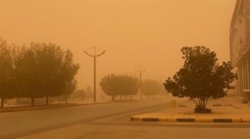 تحذير من عواصف رملية ورياح في نجران وتبوك حتى المساء