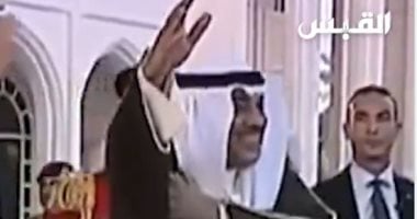 ترحيب رئاسي: أمير الكويت وولي العهد يشاركان في عرضة مميزة للرئيس السيسي 2 ترحيب رئاسي: أمير الكويت وولي العهد يشاركان في عرضة مميزة للرئيس السيسي