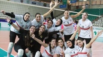تهنئة اتحاد الكرة الطائرة للزمالك بمناسبة فوز فريق السيدات بلقب الأندية الأفريقية