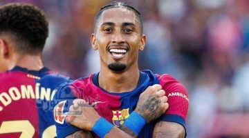 عرض سعودي يضع برشلونة في مأزق بشأن رافينيا