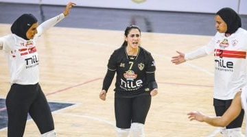 مريم متولي وشروق فؤاد تتألقان في بطولة أفريقيا للطائرة