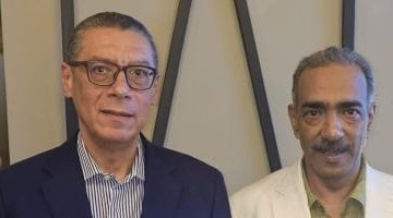 ياسر قمر يستقبل رئيس الاتحاد العربي للكرة الطائرة في القاهرة