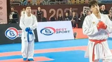 يوسف بدوي يتصدر podium الكاراتيه بفوزه في الدوري العالمي