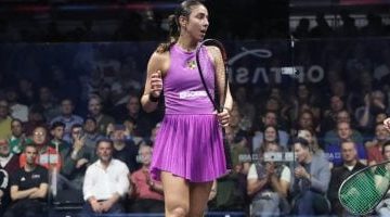 انسحاب هانيا الحمامي من بطولة بالم هيلز جراء إصابة مفاجئة
