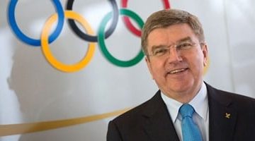 تهاني رئيس اللجنة الأولمبية الدولية للحسيني بمناسبة توليه رئاسة الاتحاد الدولي للسلاح