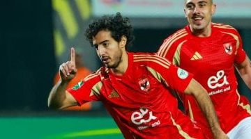 محمد هاني يسجل هدفاً رائعاً خامساً للأهلي ضد حرس الحدود