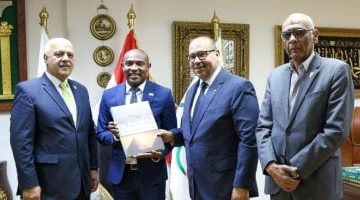 ياسر إدريس ووزير خارجية جزر القمر تعاون مستقبلي بين البلدين