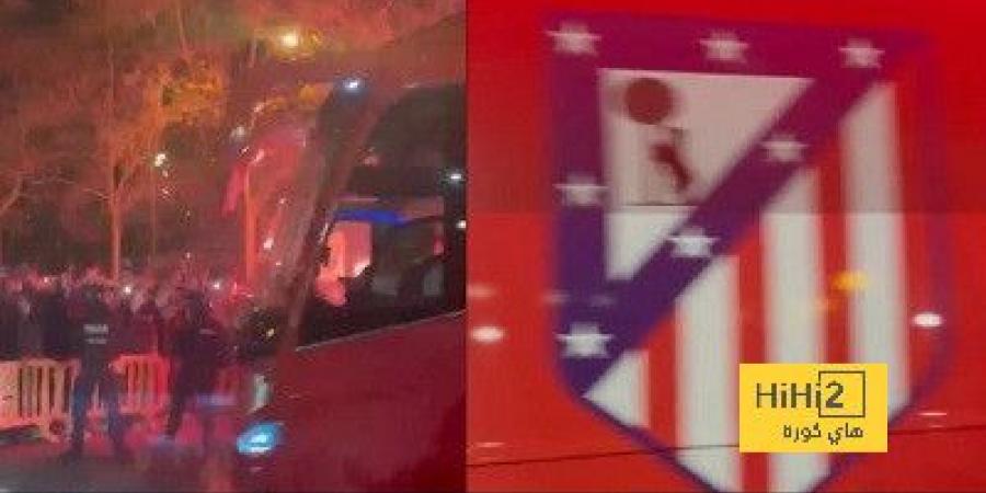 جماهير برشلونة تستهدف حافلة أتلتيكو مدريد.. فيديو - شبكة أطلس سبورت