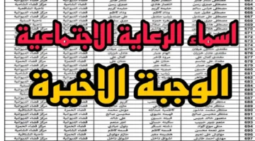 اسماء الرعاية الاجتماعية الوجبة الأخيرة بالعراق 2024 عبر منصة مظلتي الالكترونية spa.gov .iq 1024x576 1 3