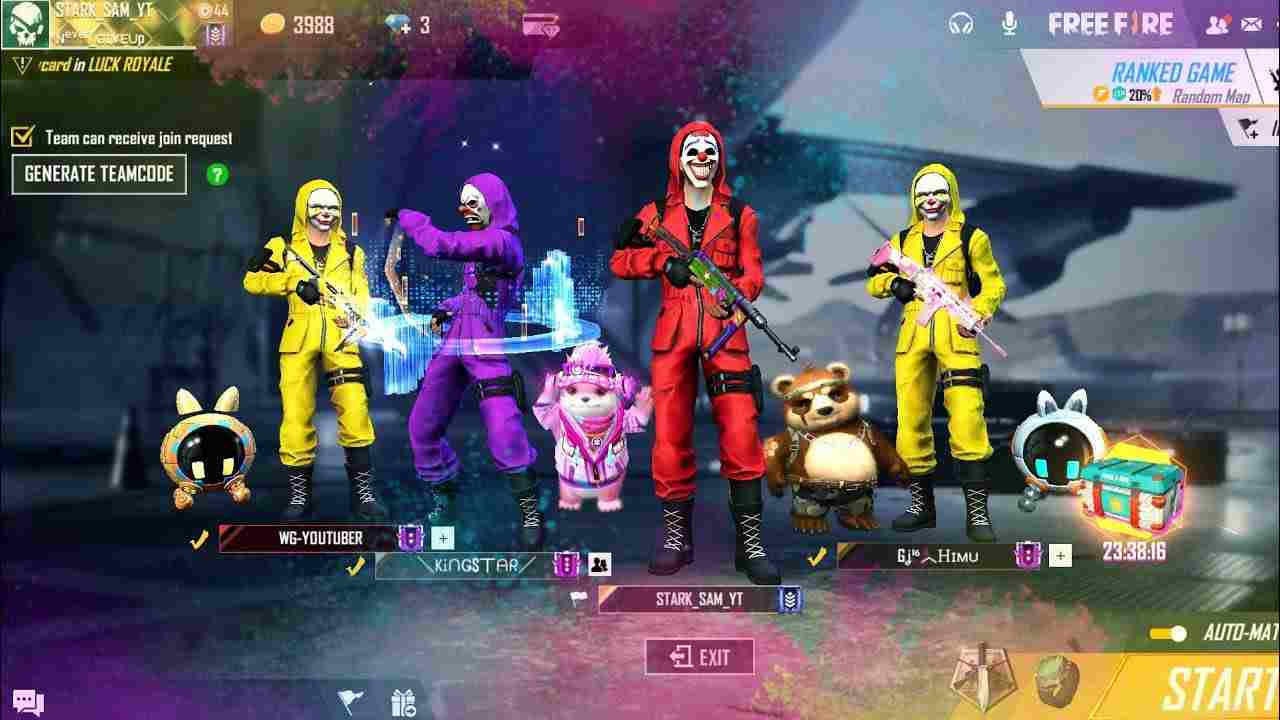 استمتع برقصات وسكنات فري فاير مجانية عبر جارينا أكواد 2024 FREE FIRE مضمونة 100%