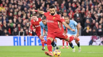 محمد صلاح يدخل نادي المائة بـ100 نقطة في الدوري الإنجليزي