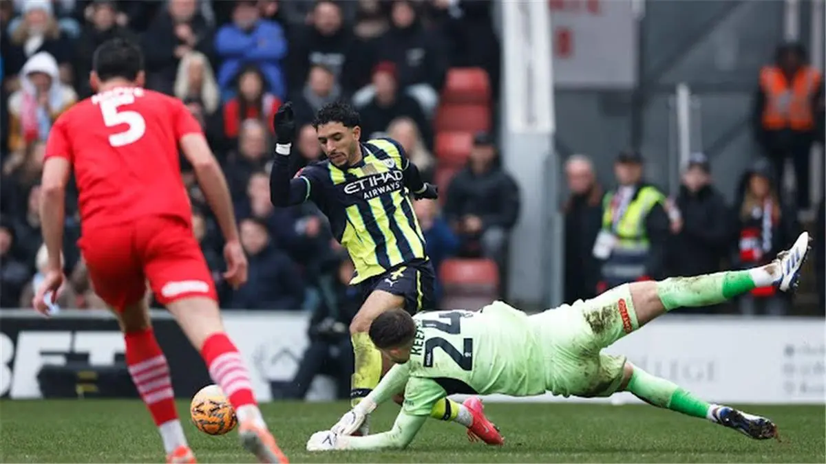 بمشاركة مرموش أول تعليق من جوارديولا عقب فوز مان سيتي على ليتون بكأس الاتحاد