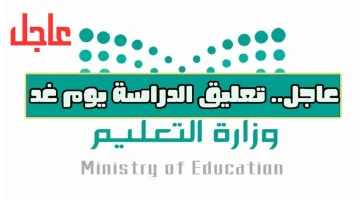 تعليق الدراسة غدًا في هذة المناطق فقط