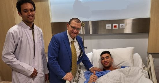 خالد النبريصى يخضع لجراحة الكوع ويغيب عن الإسماعيلى لثلاثة أشهر