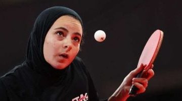 دينا مشرف تتألق في كأس العالم لتنس الطاولة بفوزها على لاعبة هونج كونج