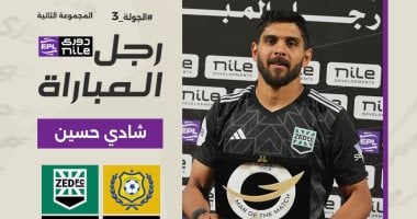 شادى حسين يحقق لقب أفضل لاعب في مواجهة الإسماعيلي وزد بالدوري 2 شادى حسين يحقق لقب أفضل لاعب في مواجهة الإسماعيلي وزد بالدوري