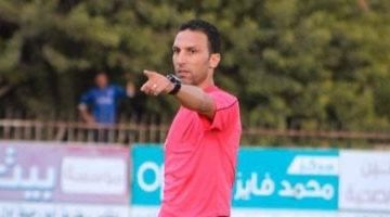 نادر قمر الدولة يقود مباراة إنبى وحرس الحدود في كأس القاهرة