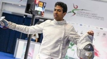 أحمد هشام يتنافس في دور الـ64 بكأس العالم لسلاح السيف في إسبانيا