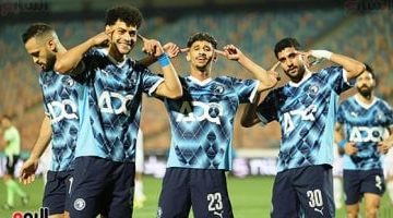 إبراهيم عادل يفتتح التسجيل لبيراميدز بعد استغلال خطأ عواد أمام الزمالك