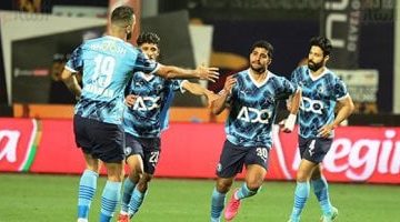 إبراهيم عادل يمنح بيراميدز التقدم على الزمالك في الشوط الأول