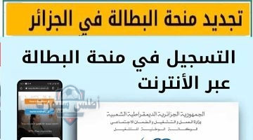 تجديد منحة البطالة 1