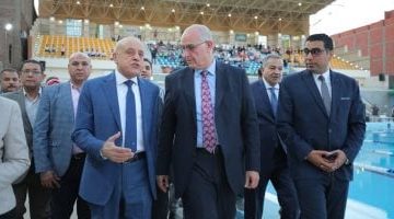 حفل افتتاح المسبح الأولمبي بسيتى كلوب الأقصر بحضور محافظ الإقليم