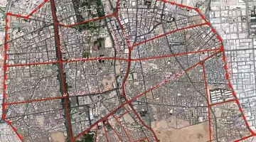 خريطة إزالة أحياء مكة والهدد العشوائية