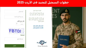 خطوات التسجيل للتجنيد في الأردن 2025 2