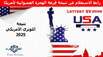 رابط الاستعلام عن نتيجة قرعة الهجرة العشوائية لأمريكا