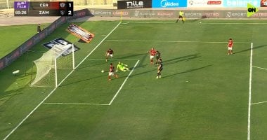 سيف الجزيري يسجل الهدف الثاني للزمالك في مواجهة سيراميكا