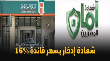 شهادة أمان المصريين في البنك الأهلي