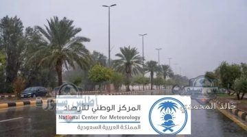 طقس السعودية الإنذار الأحمر أمطار رعدية غزيرة