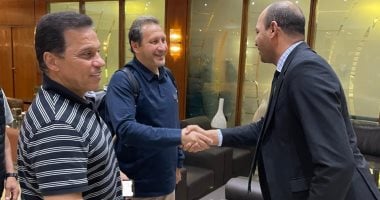 عودة حسام البدري من ليبيا بعد الأزمة: أولى اللقطات 2 عودة حسام البدري من ليبيا بعد الأزمة: أولى اللقطات
