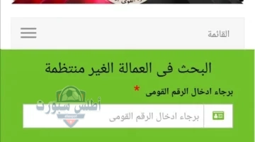 منحة العمالة غير المنتظمة 1