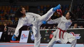 مواجهة الأبطال تصفيات مثيرة في الدوري الممتاز للكاراتيه