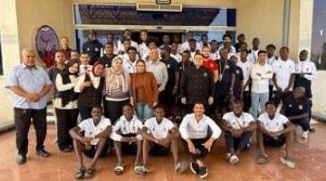 وصول منتخب غانا وأفريقيا الوسطى إلى الإسماعيلية قبل المواجهة المرتقبة