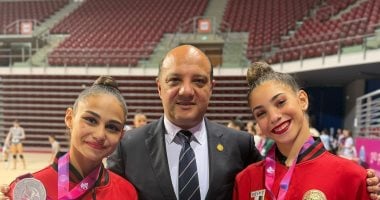 إيهاب أمين يستعرض نجاح منتخب الجمباز الإيقاعي في البطولة العالمية
