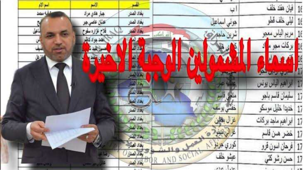 الاستعلام عن أسماء الرعاية الاجتماعية الوجبة السابعة في العراق منصة مظلتي جميع المحافظات