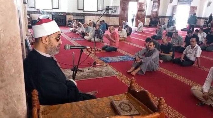 تفعيل مقارئ الجمهور ومجالس الصلاة على النبي في مساجد بورسعيد بعد الجمعة