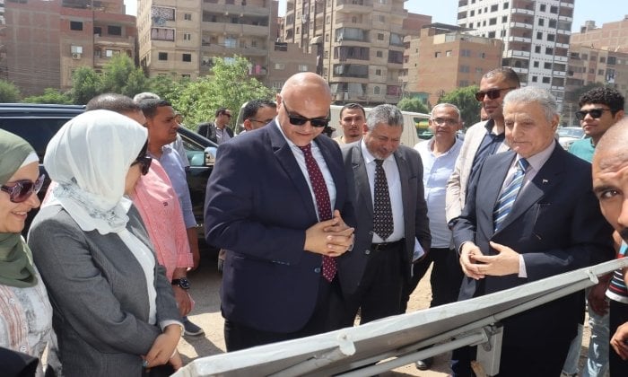 جولة محافظ القليوبية في مكتبة مصر العامة بشبرا الخيمة