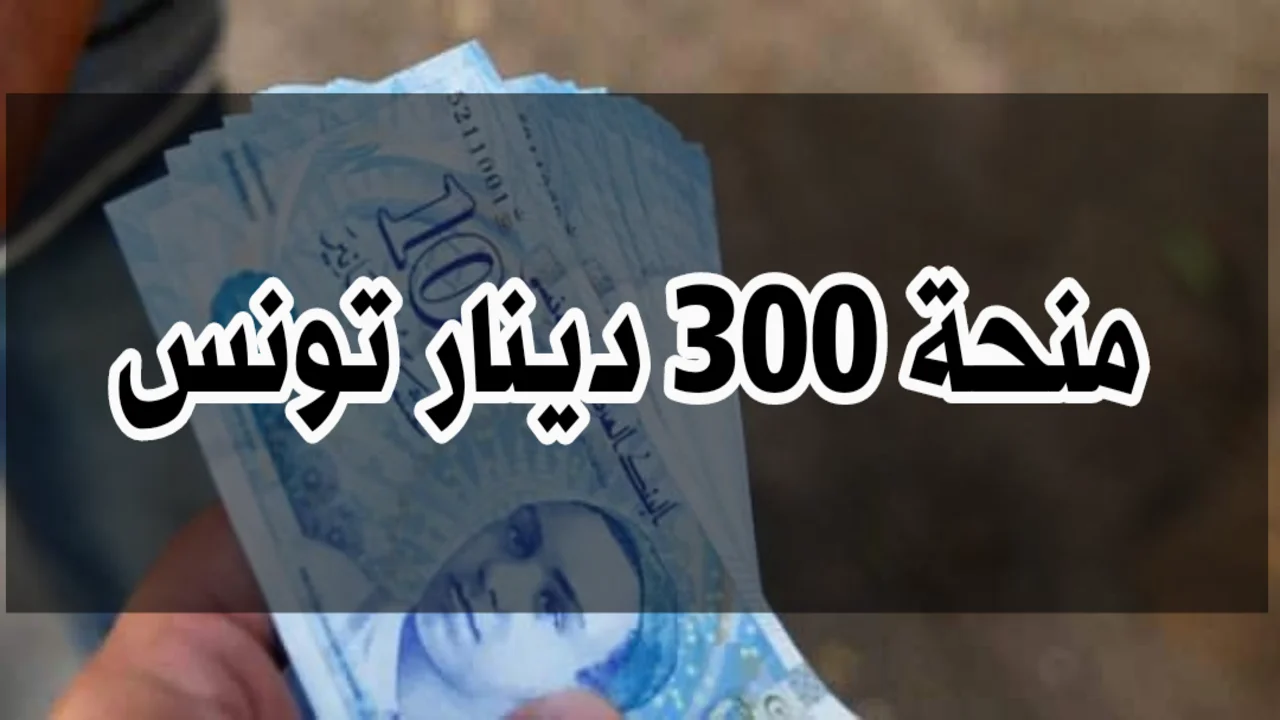 كيفية التقديم والاستفادة من منحة 300 دينار تونس 2025