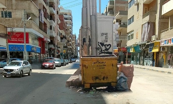 نقل كشك الكهرباء في كفر الشيخ لتحسين انسيابية المرور